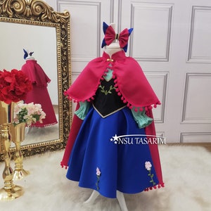 Prinzessin Anna Kleid. Prinzessin Anna Kostüm. Anna Themenkleid. Für besondere Anlässe. Anna Kleid