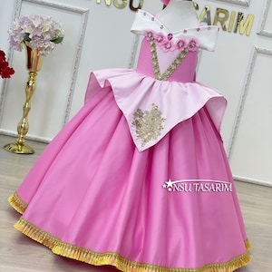Sleeping Beauty Dress Aurora costume. Aurora princess birthday dress. Aurora Baby girl dress. Sparkle Aurora dress. Aurora Dress Toddler.