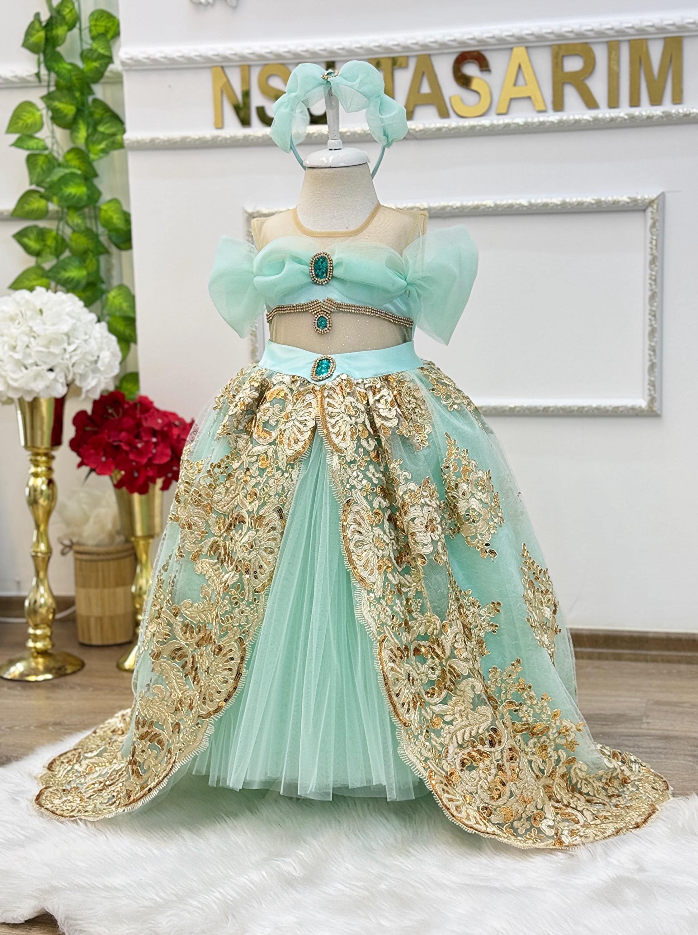 アラジン ジャスミン ドレス。プリンセス ジャスミン ドレス