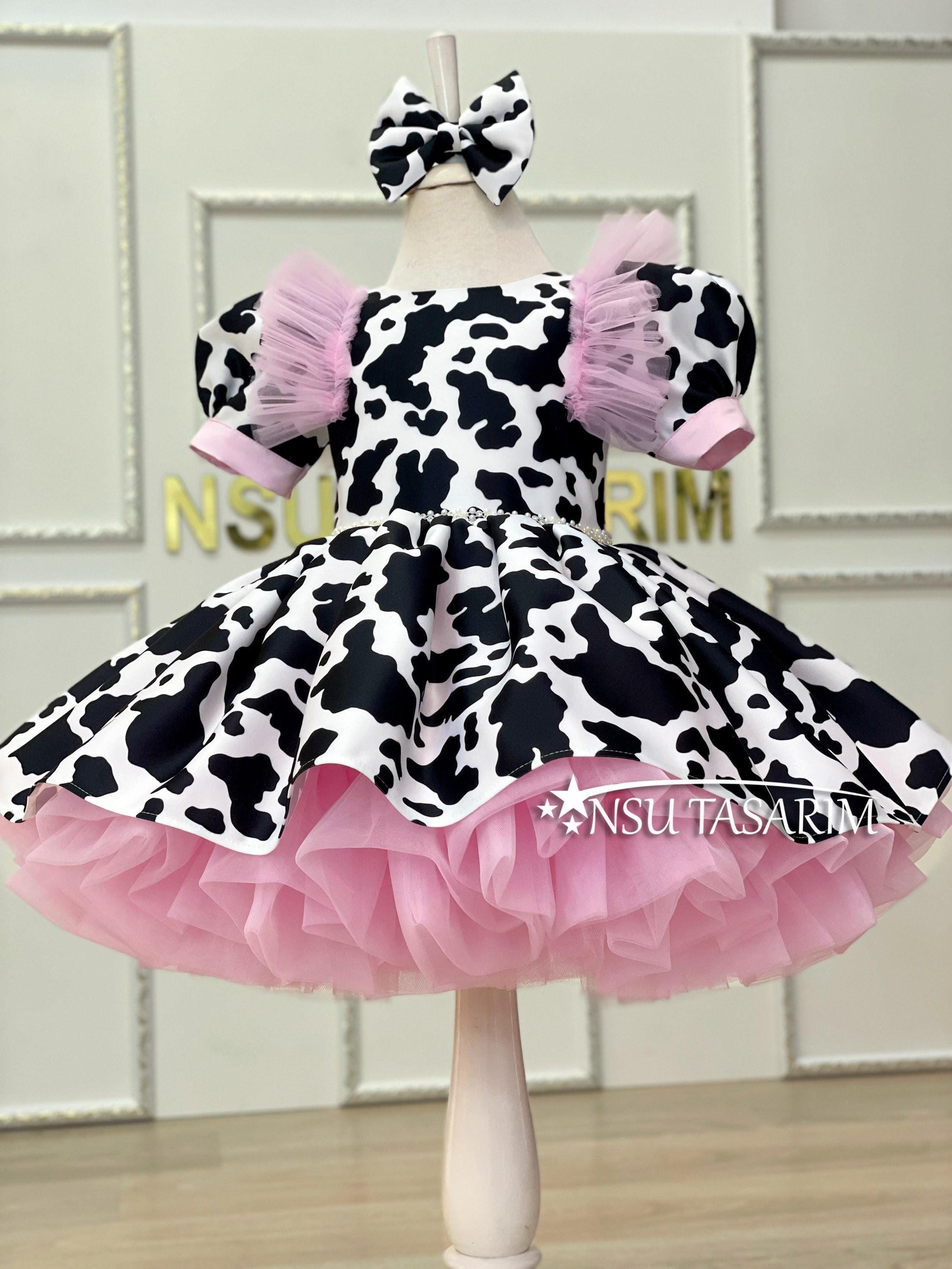 cow print homecoming dress Cow Print Drop Waist Dress XS Beige/Brown by Lane 201 main image 0