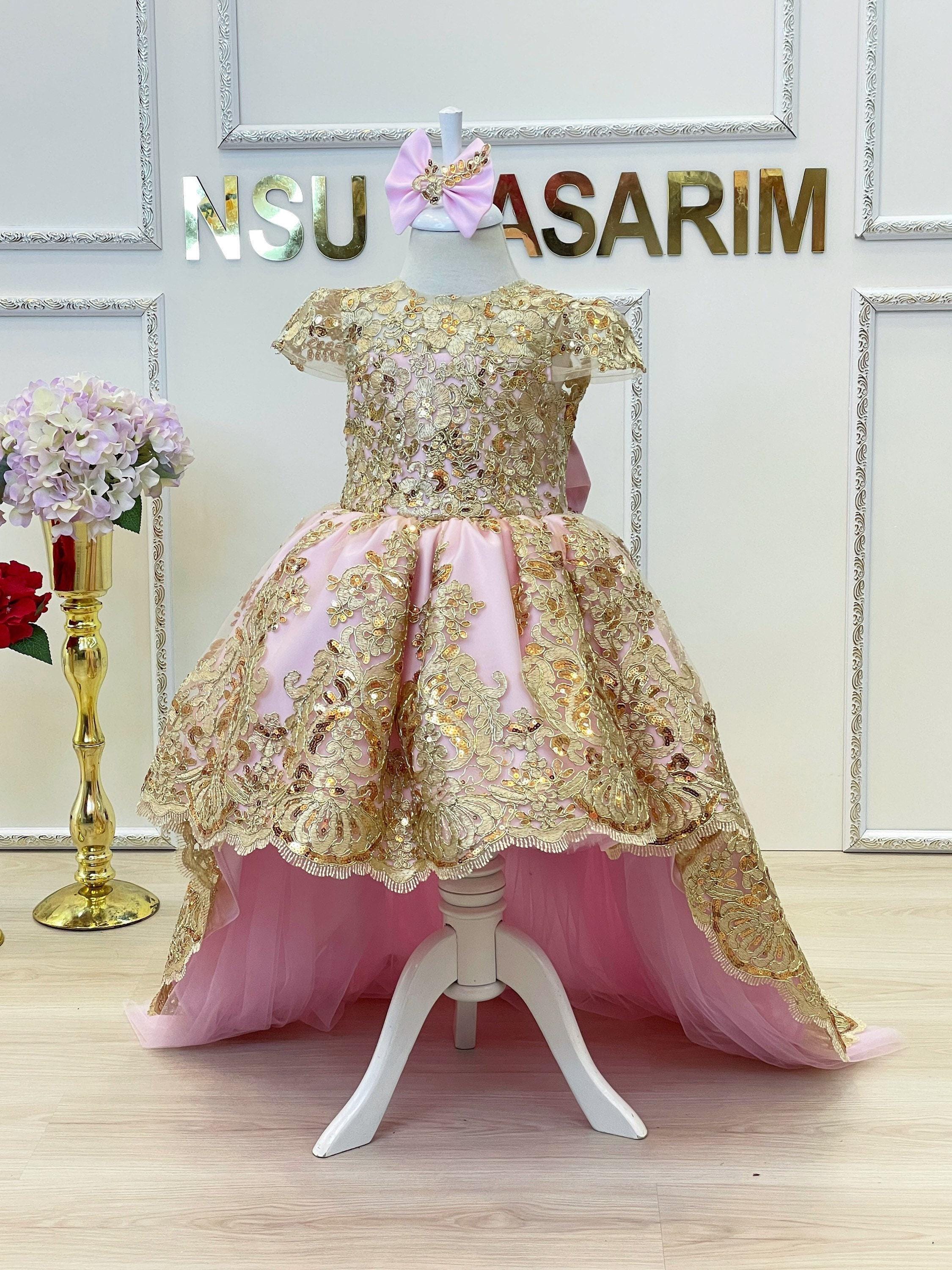 slim fit dress slacks Girls Birthday Dress Veronica Ombré Gradient Dress