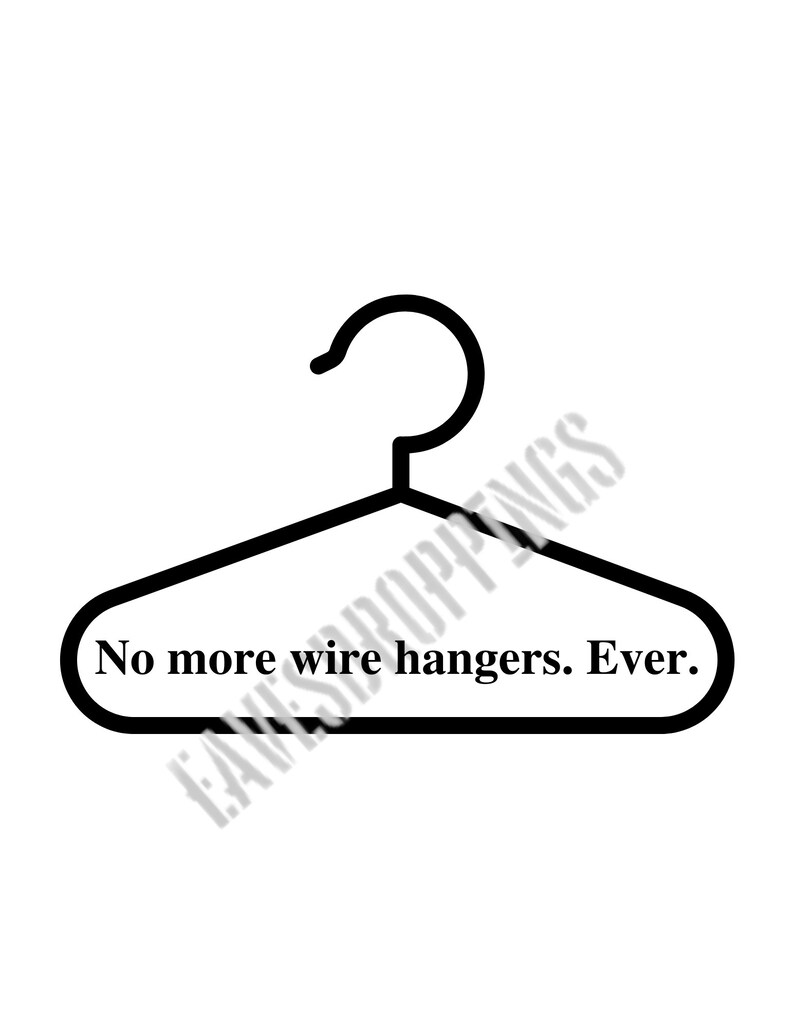 No More Wire Hangers PNG SVG Digital Download, Prochoice, Patient