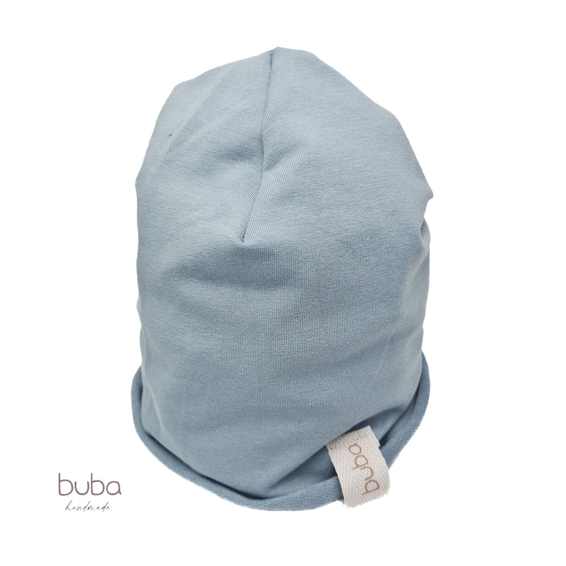 Beanie simply thin, single layer Rauchblau