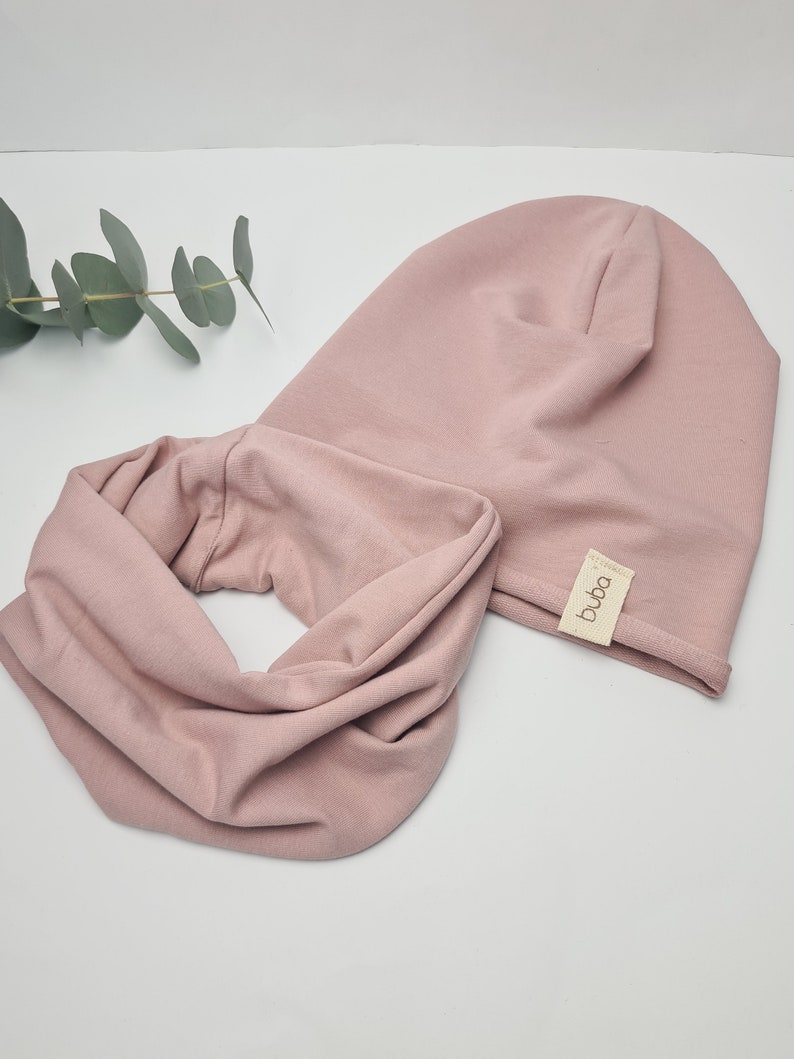 Beanie schlicht dünn einlagig Rosa