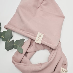 Beanie schlicht dünn einlagig Rosa