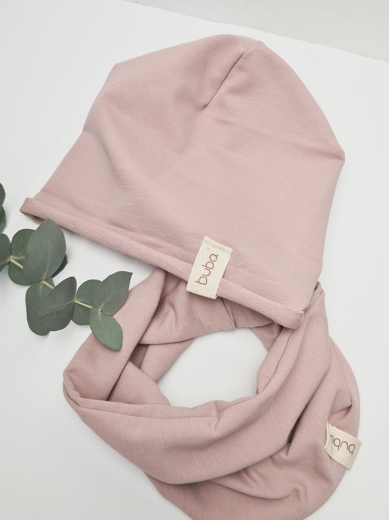 Beanie schlicht dünn einlagig Rosa