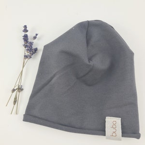 Beanie simply thin, single layer Anthrazit