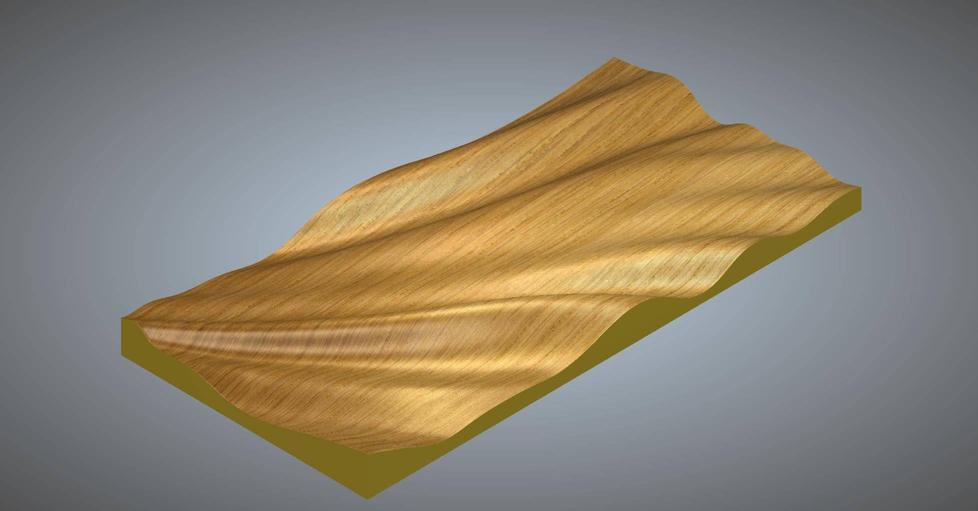 Wavy Flag STL File for CNC Router - Etsy