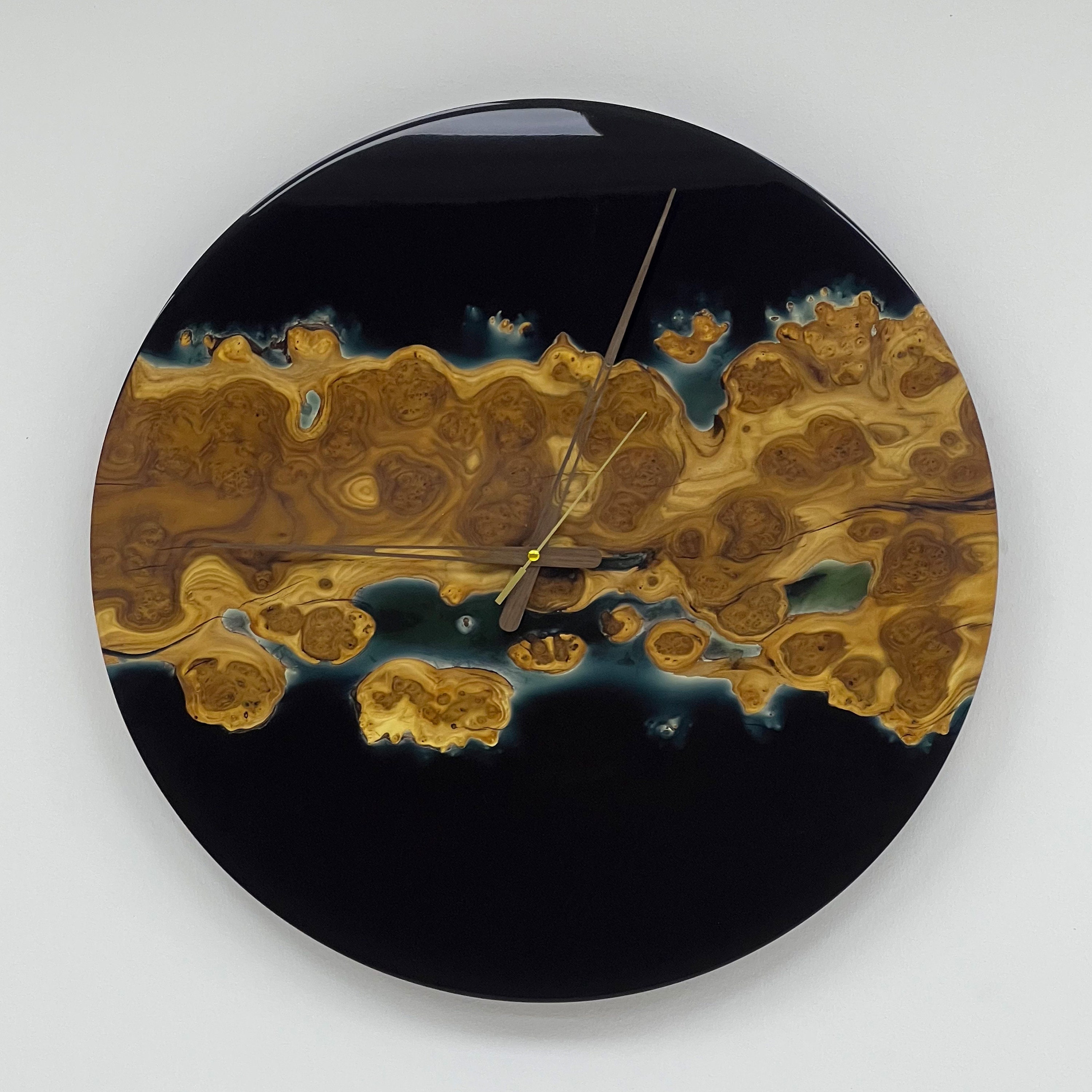 Gradient Epoxy Clock Zephyr Studio Etsy