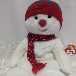 Ty Beanie Buddy - Snowboy The Snowman (14in)