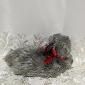 Ty Beanie Baby Beani the Fluffy Gray Cat 8in - Etsy