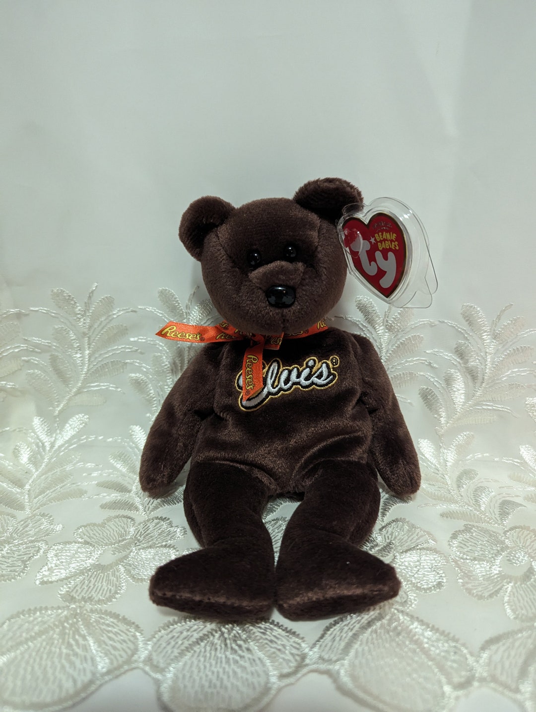 Ty Beanie Baby Coco Presley the Brown Reese's Bear