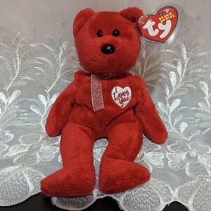 Ty Beanie Baby - Secret The Red Valentinstag Bear (22 cm)