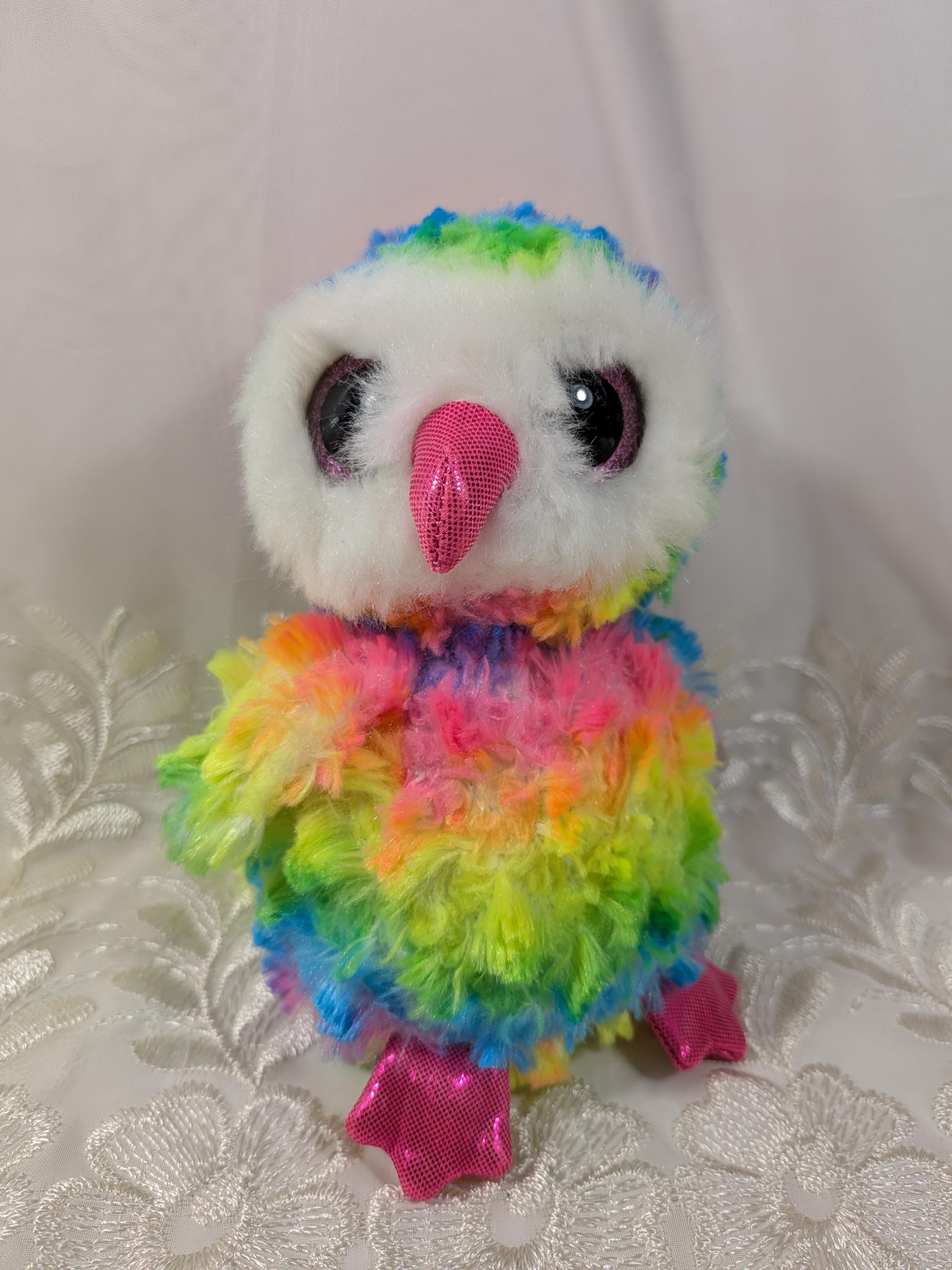 Toy Owen Ty Beanie Boo Ty Beanie Boo Owen The Rainbow Owl (6in)