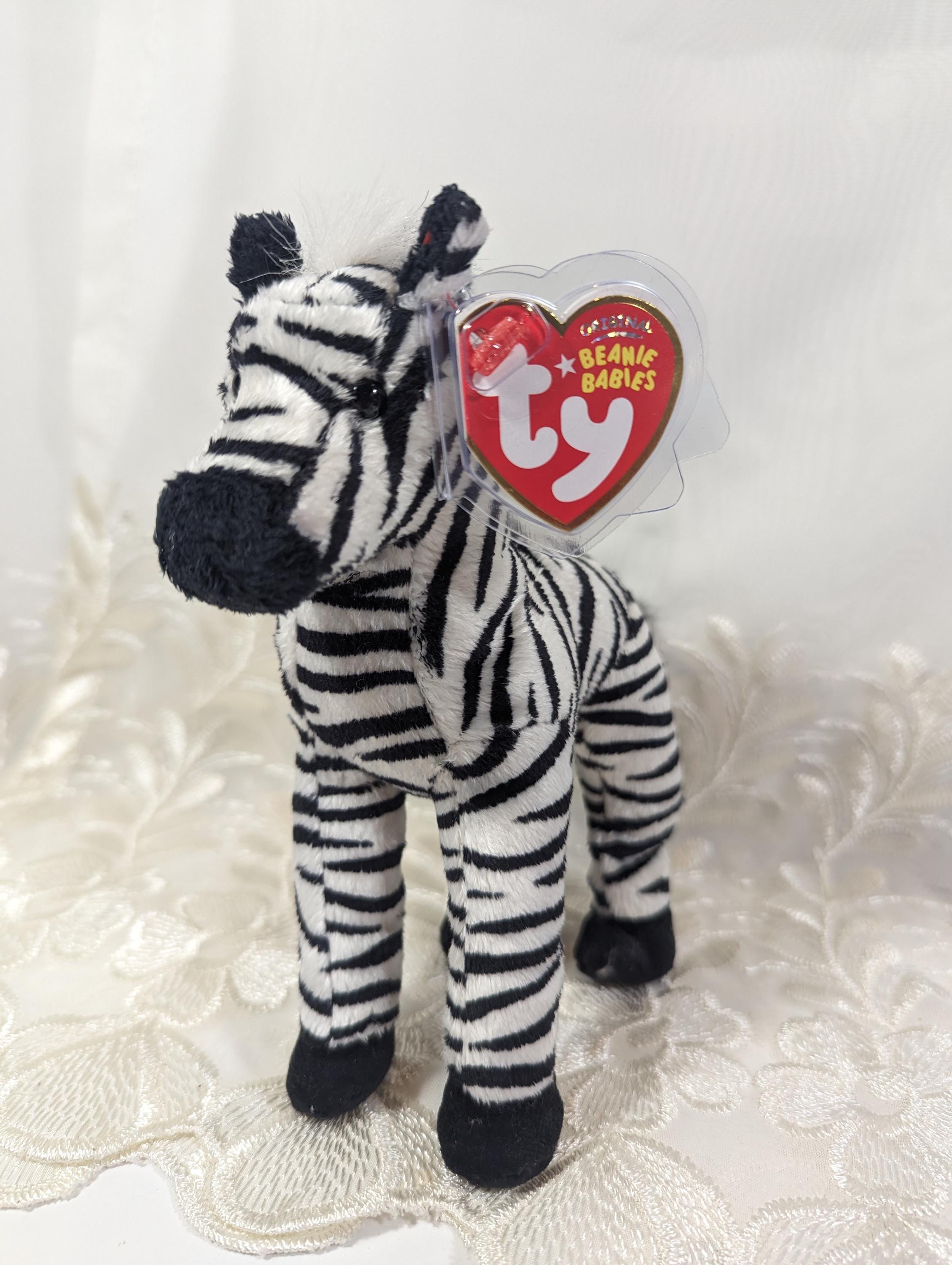 Ty Beanie Baby - Dizz the Zebra (7.5 In) - Etsy