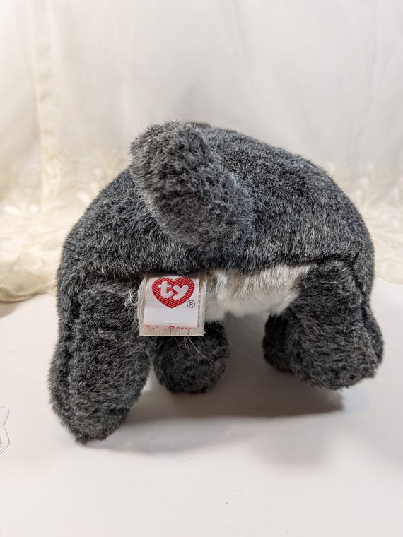 Ty Classic Collection - Max the Grey Schnauzer Dog (12in) No Tag