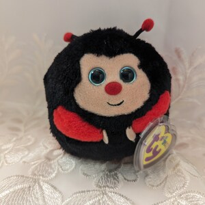 Ty Beanie Ballz - Pünktchen Der rot-schwarze süße Marienkäfer (14 cm)