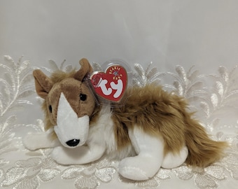 Ty Beanie Baby Cassie the Border Collie Dog 8in Etsy UK