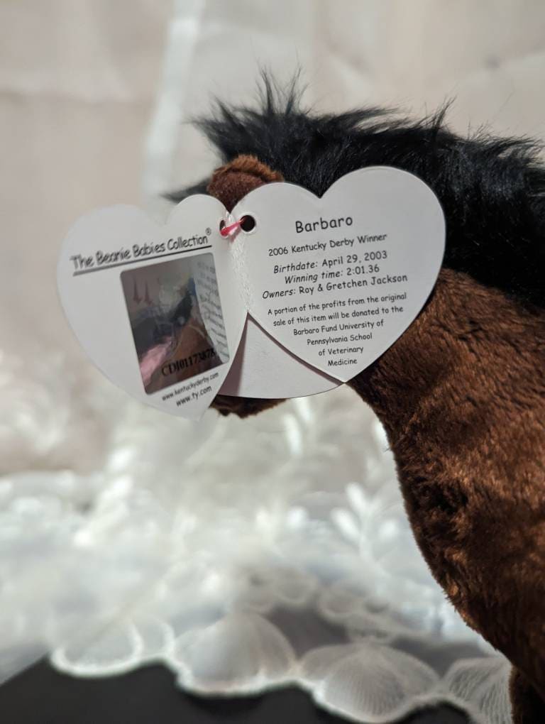 Barbaro beanie baby on sale
