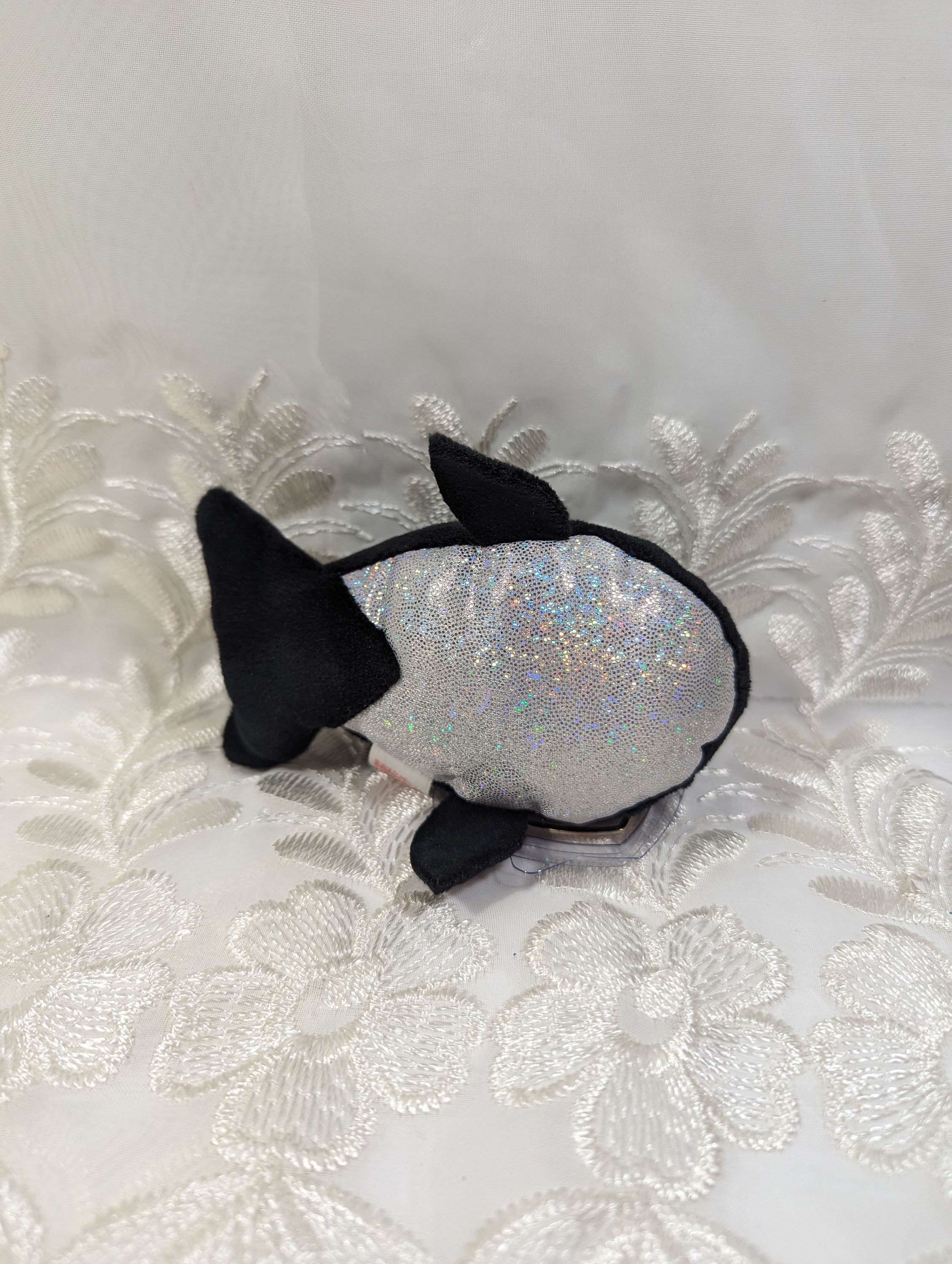 TY Orville Orca Plüschtier – Schwarzer Schwertwal Kuscheltier, Niedliches Meerestier