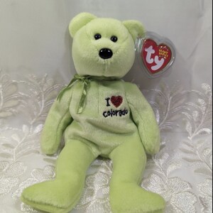 Ty Beanie Baby - I Love Colorado the Bear (8.5in) Colorado Exclusive