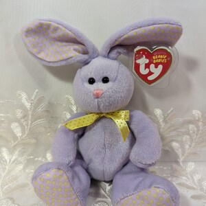 Ty Beanie Baby - Heather das lila Häschen