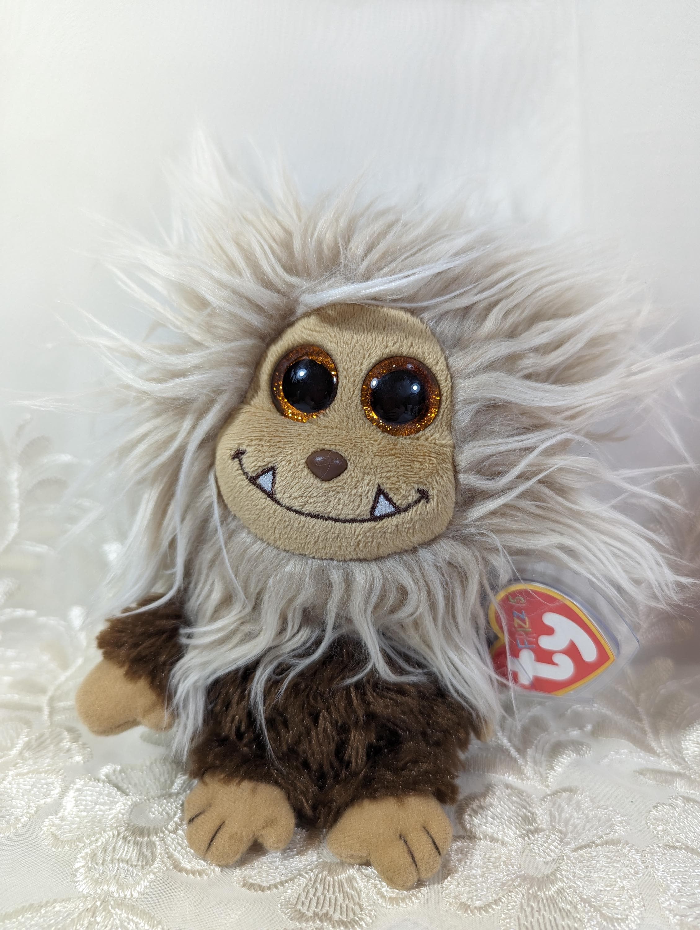 Ty Frizzys - Zinger the Brown Monster (6.5 In) Creased Tag - Etsy
