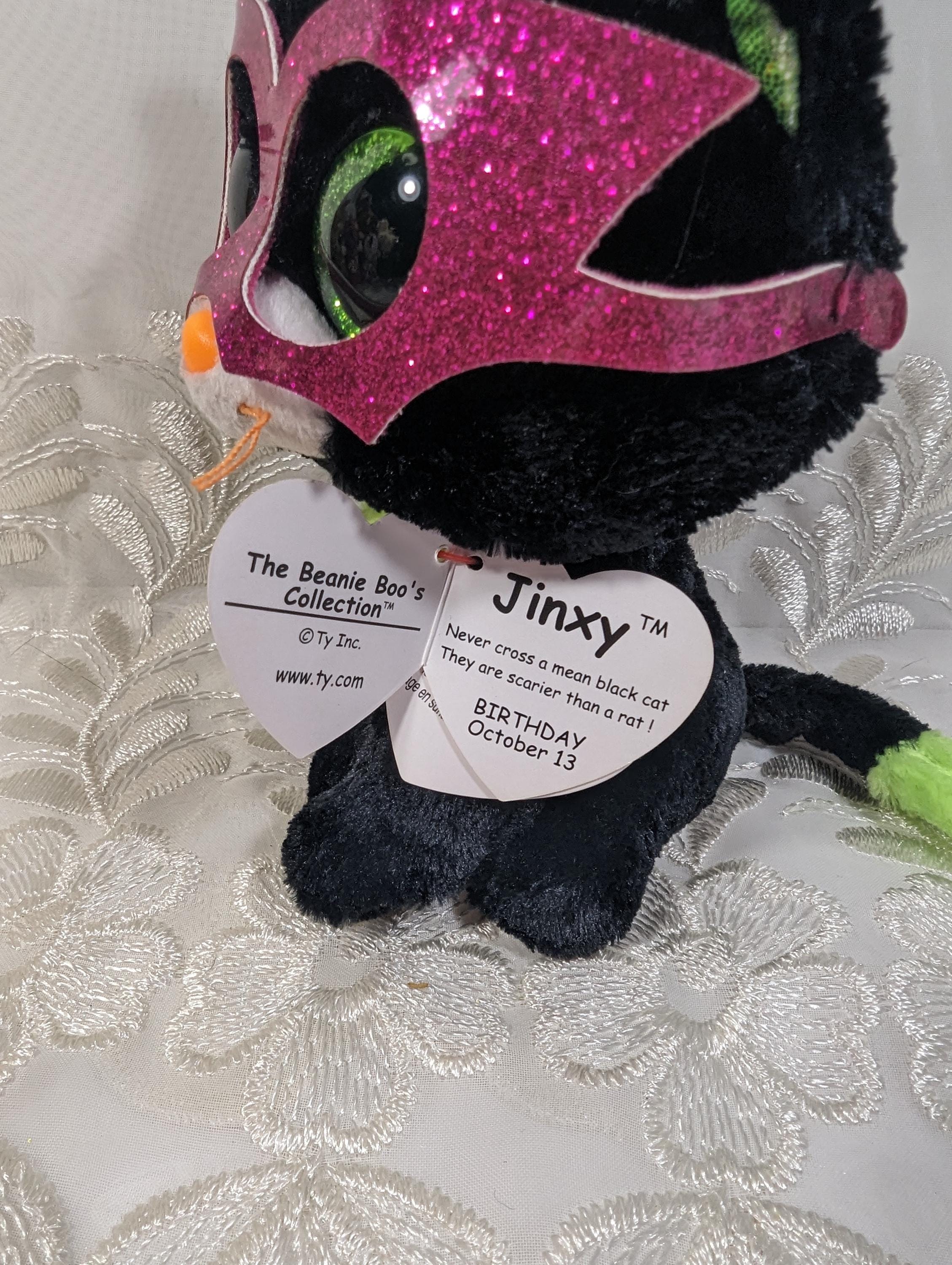 Ty Beanie Boo - Jinxy the Halloween Cat (6in) - Etsy