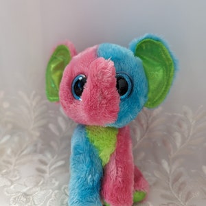 Ty Beanie Boo - Elfie l'éléphant (6 po.) Étiquette non volante