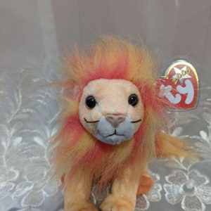 Ty Beanie Baby - Bushy The Lion (7in)