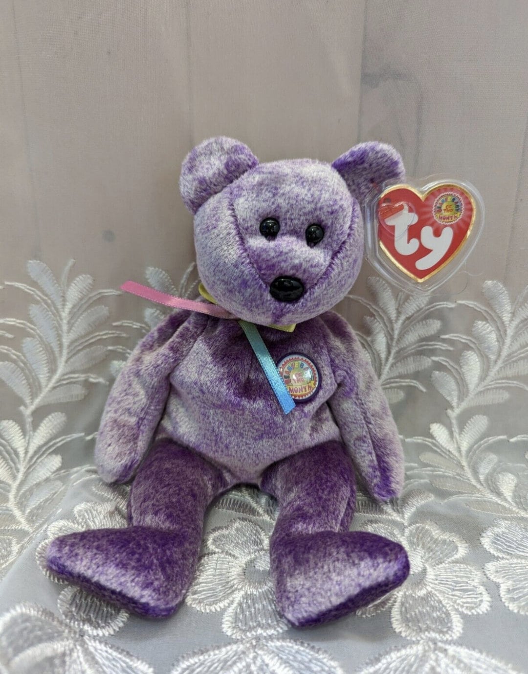 Ty Beanie Baby of the Month - Dreamer the Purple Bear (8.5in