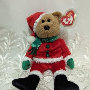 Ty Beanie Baby - Kringle The Christmas Bear Dressed As Santa (8.5in)