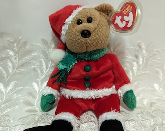 Ty Beanie Baby「1998 Holiday Teddy」クリスマスベア（8.5インチ