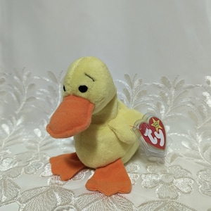 Ty Beanie Baby - Quackers The Yellow Duck (5.5in)