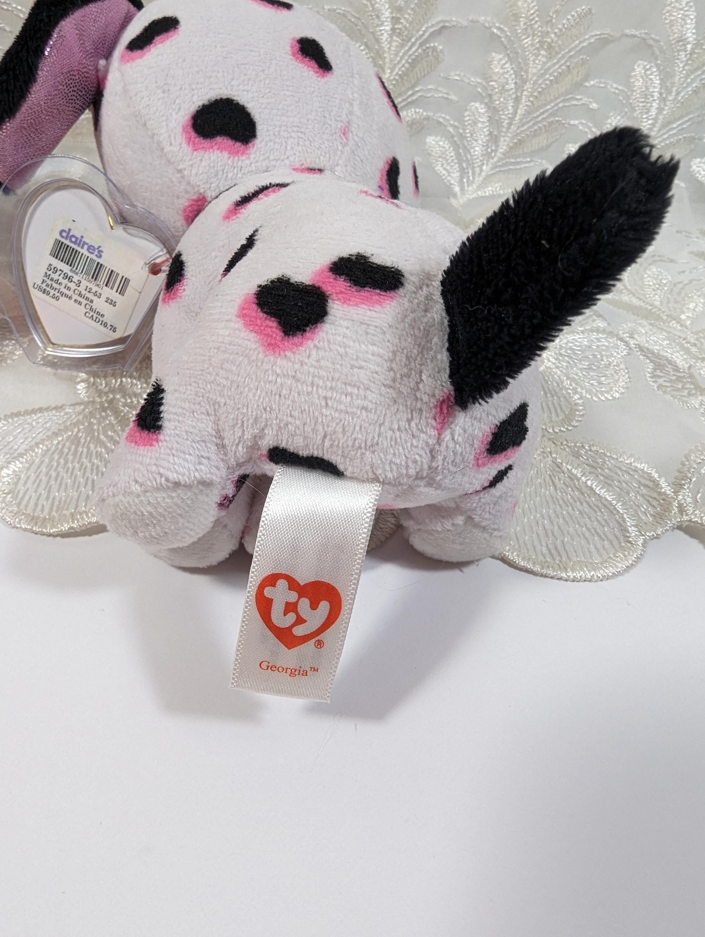 Ty Beanie Boo Georgia the Dalmatian 6in Claire s Exclusive see Photos Etsy