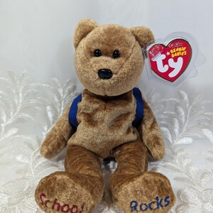 Ty Beanie Baby - ABC&#39;s The Back To School Bear (8.5 in)