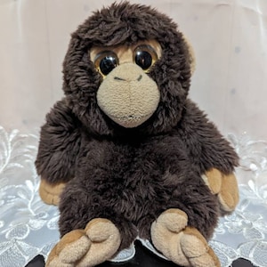 TY Classic Plush - Wild Wild Best - Brownie the Monkey - Rare  Plush Toy (11in) No Hang Tag