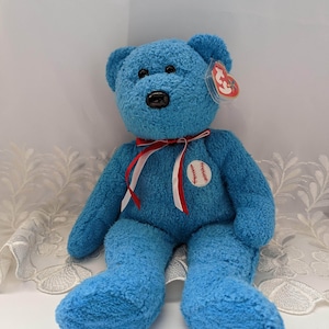 Ty Beanie Buddy - Addison the baseball bear (13in)