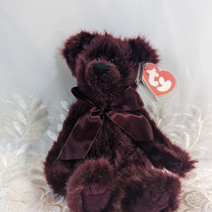 Ty Attic Treasure Collection Beargundy The Burgundy Bear (8in)