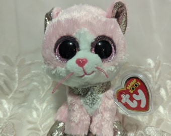 Ty Beanie Boo - Fiona The Pink Cat (6in)