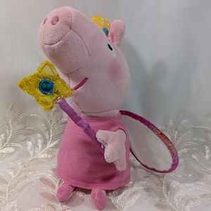Ty Beanie Baby - Princess Peppa Pig The Pig (6 in) No Tag