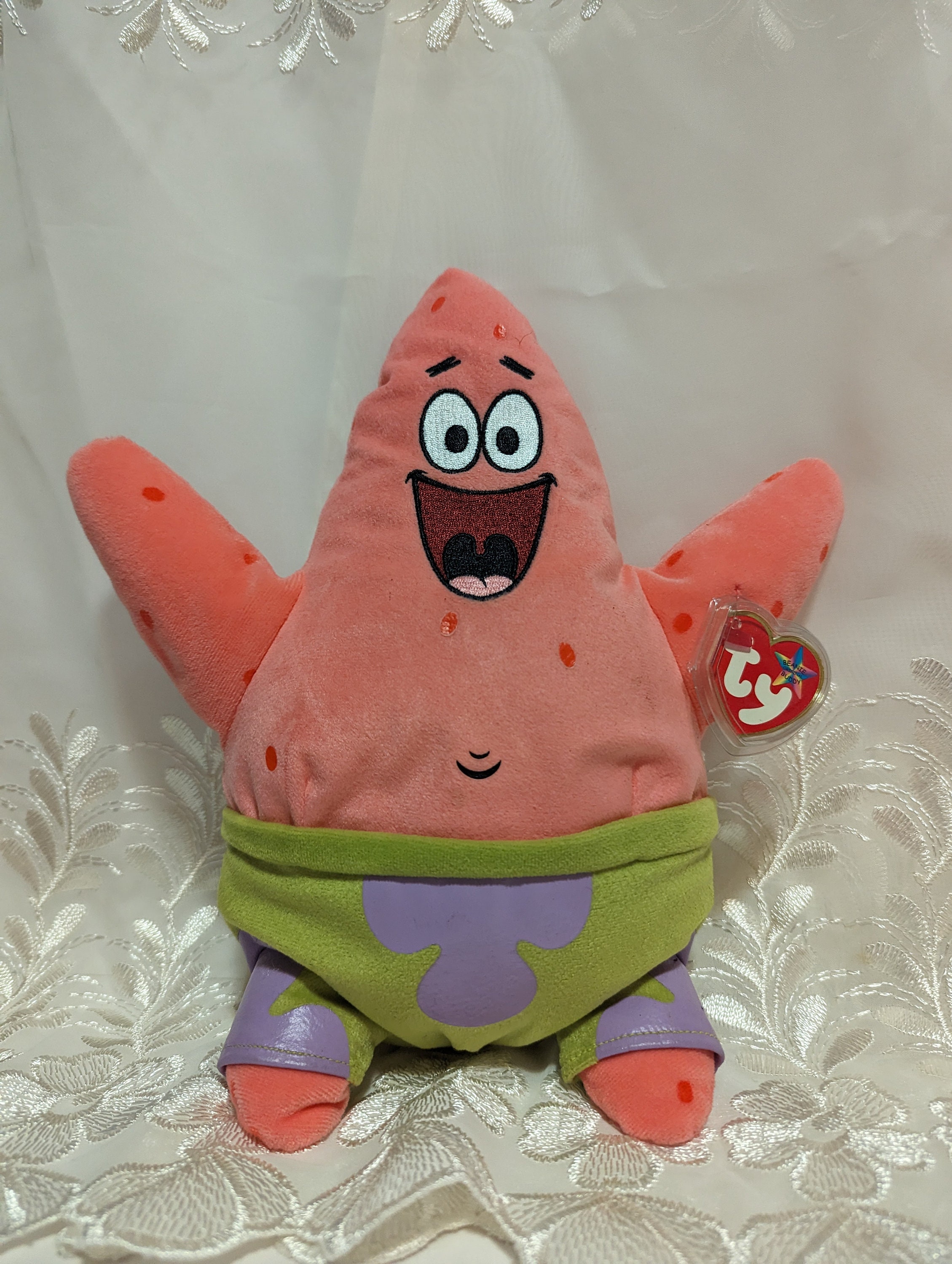 Spongebob SquarePants Patrick Star Applique Holiday Stocking 20