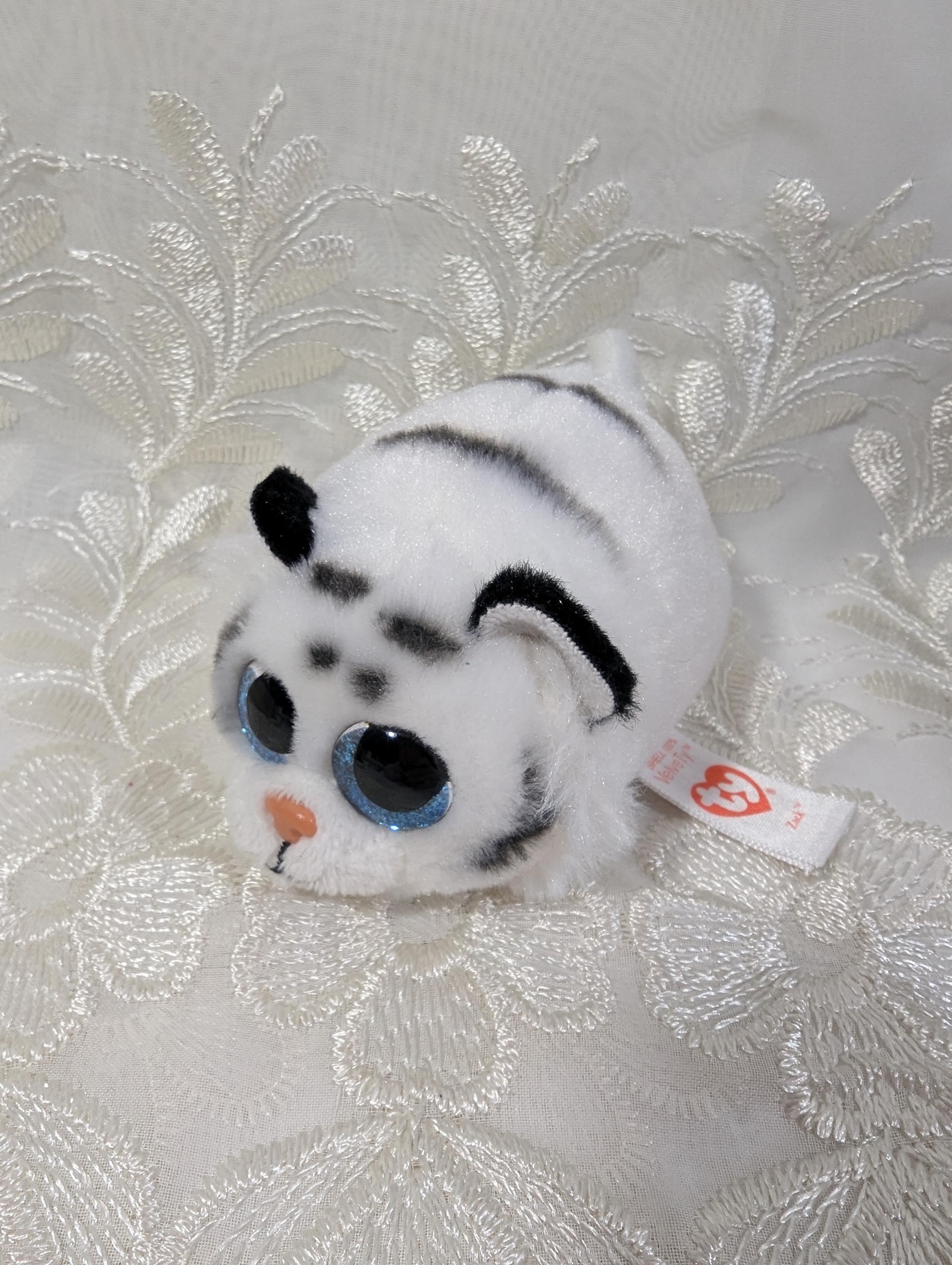 ぬいぐるみ Th Ty Teenie Tys - Zack the White Tiger (4in) No Tag - Etsy