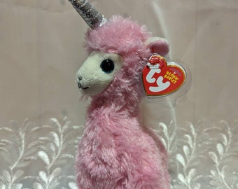 Ty Beanie Baby - Lana The Pink Llama - Mint Cute Plush Toy (8.5in)