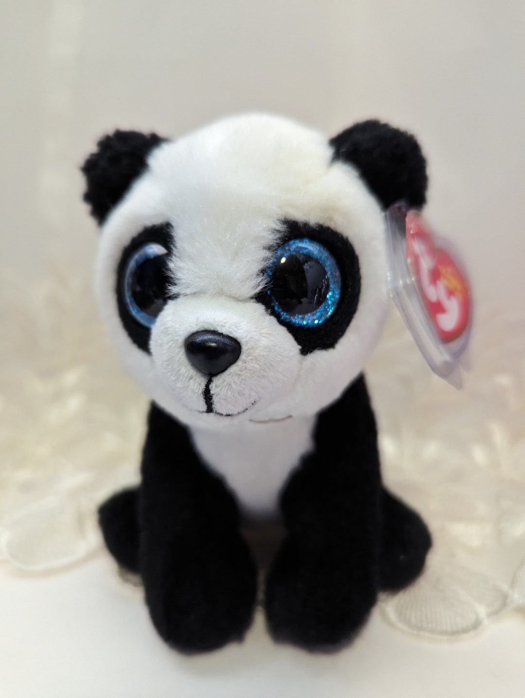 Ty Beanie Baby Ming the Panda Bear 7 in Scratched Eye Etsy