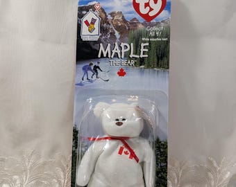 Ty Mcdonald's Teenie Beanie - Maple the Canadian bear (5in) New in package