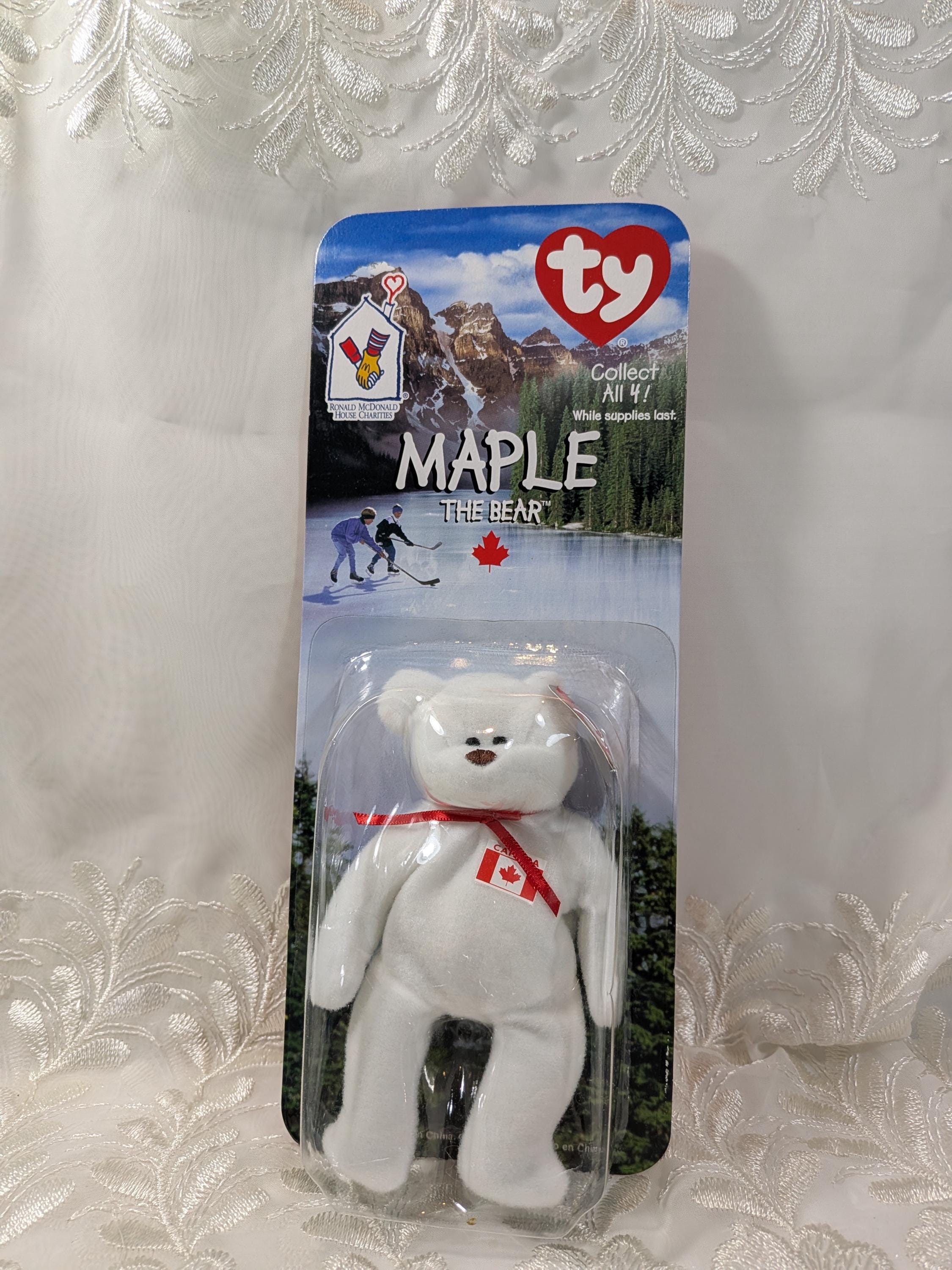 Ty Mcdonald's Teenie Beanie - Maple the Canadian Bear (5in) New in