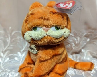 Ty ビーニーベイビー - ガーフィールド ザ キャット - ミント ぬいぐるみ (7インチ)