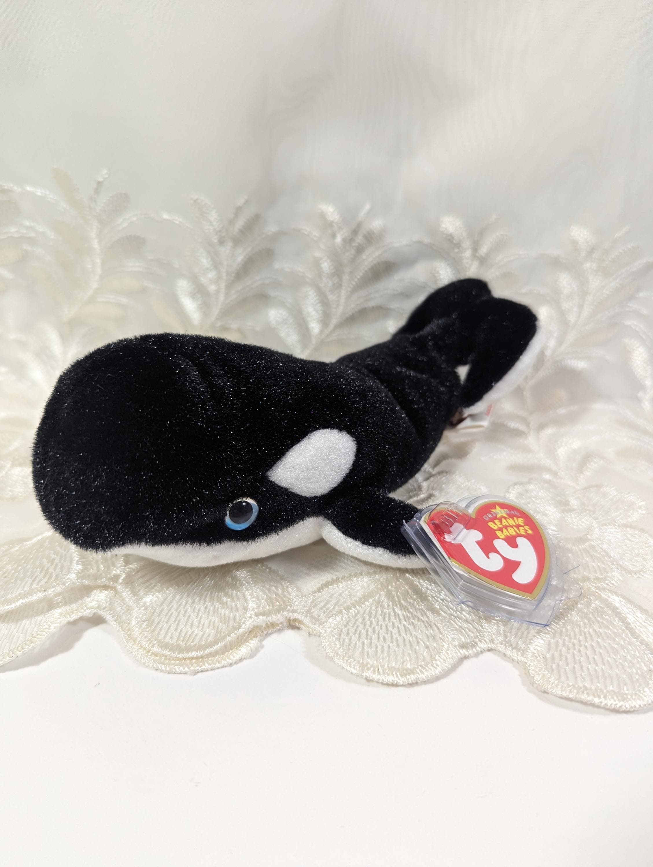 Ty Beanie Baby - Anchor the Whale (7in) - Etsy