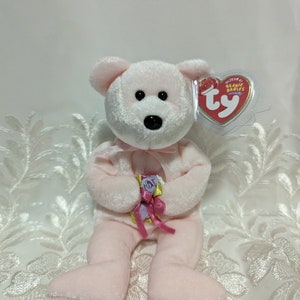 Ty Beanie Baby - Lieber Der Rosa Bär mit Rose (22 cm)
